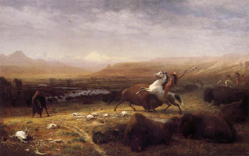 Albert Bierstadt Last of the Buffalo Germany oil painting art